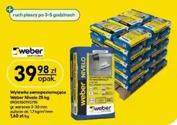 Castorama Wylewka samopoziomująca Weber Nivelo oferta