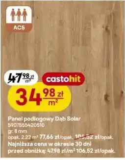 Castorama Panel podłogowy Dąb Solar castohit oferta