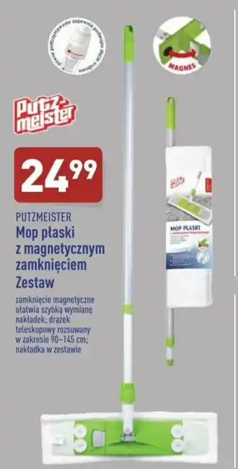 ALDI Mop płaski z magnetycznym zamknięciem oferta