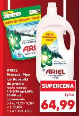 Kaufland ARIEL Proszek, Płyn lub Kapsułki do prania oferta