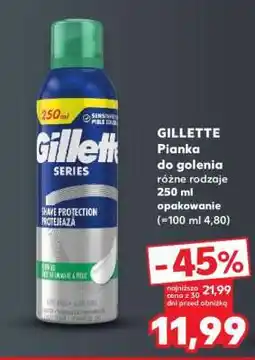 Kaufland GILLETTE Pianka do golenia oferta