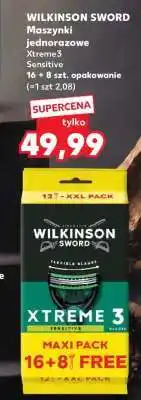 Kaufland WILKINSON SWORD Maszynki jednorazowe Xtreme3 Sensitive oferta