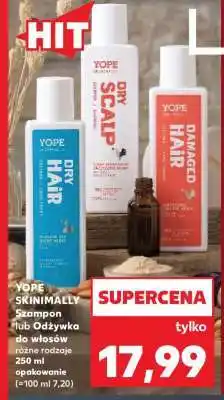 Kaufland YOPE SKINIMALLY Szampon lub Odżywka do włosów oferta
