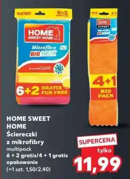 Kaufland HOME SWEET HOME Ściereczki z mikrofibry oferta