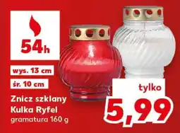 Kaufland Znicz szklany Kulka Ryfel oferta