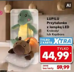 Kaufland LUPILU Przytulanka z lampką LED Krokodyl lub Kapibara oferta