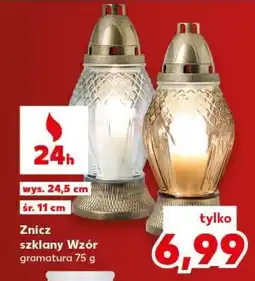 Kaufland Znicz szklany Wzór oferta