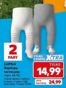 Kaufland LUPILU Rajstopy termiczne oferta