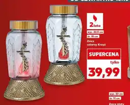 Kaufland Znicz solarny Krzyż oferta