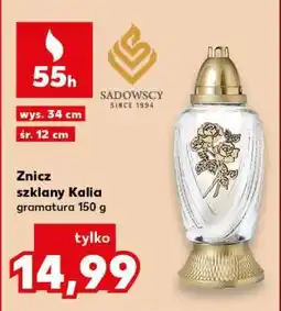 Kaufland Znicz szklany Kalia oferta