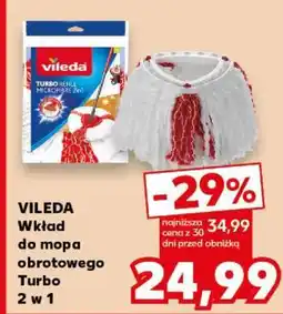 Kaufland VILEDA Wkład do mopa obrotowego Turbo 2 w 1 oferta
