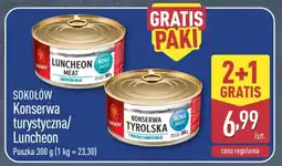 ALDI sokołów Konserwa turystyczna/ Luncheon oferta