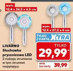 Kaufland LIVARNO Słuchawka prysznicowa LED oferta