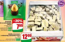Dino Wafle z kremem z mlecznej czekolady Artur oferta