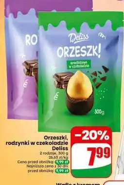 Dino Orzeszki, rodzynki w czekoladzie Deliss oferta