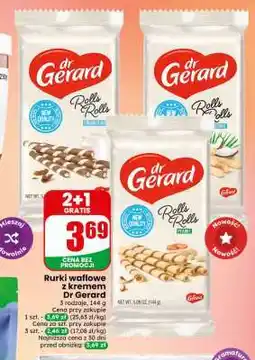 Dino Rurki waflowe z kremem Dr Gerard oferta