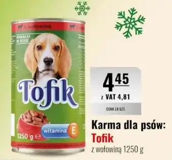 Karma dla psów: Tofik z wołowiną