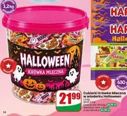 Dino Cukierki Krówka Mleczna w wiaderku Halloween oferta