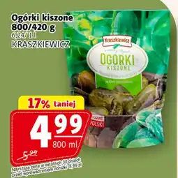 Prim Market Ogórki kiszone Kraszkiewicz oferta