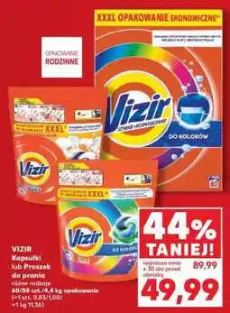 Kaufland VIZIR Kapsułki lub Proszek do prania oferta