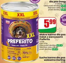 Dino Mokra karma dla psa indyk z warzywami Preferito oferta