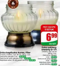 Dino Znicz szklany otwarty D-171 oferta