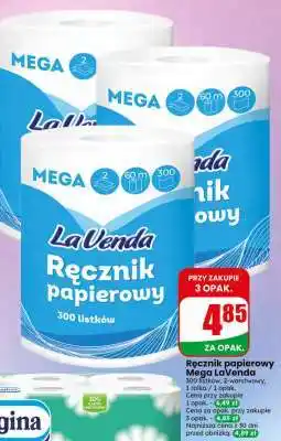 Dino Ręcznik papierowy Mega Lavenda oferta