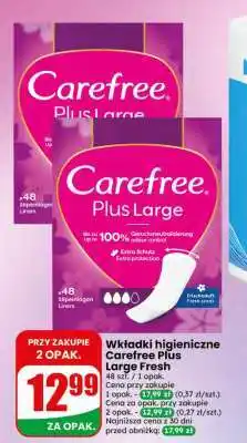 Dino Wkładki higieniczne Carefree Plus Large Fresh oferta