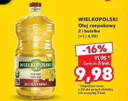 Kaufland WIELKOPOLSKI Olej rzepakowy 2 l butelka oferta