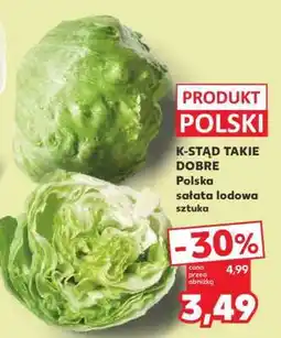 Kaufland Polska sałata lodowa sztuka oferta