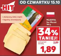 Kaufland MLEKPOL Ser Morski 100 g oferta