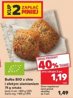 Kaufland Bułka BIO z chia i złotym siemieniem oferta
