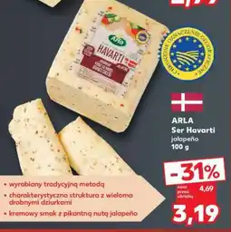Kaufland ARLA Ser Havarti jalapeño 100 g oferta