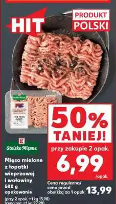 Kaufland Mięso mielone z łopatki wieprzowej i wołowiny 500 g opakowanie oferta