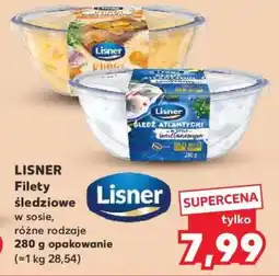 Kaufland LISNER Filety śledziowe w sosie, różne rodzaje oferta