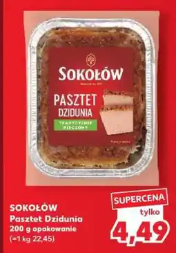 Kaufland Sokołów Pasztet Dzidunia 200 g opakowanie oferta