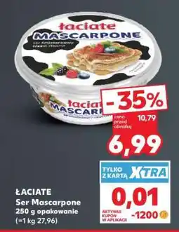 Kaufland ŁACIATE Ser Mascarpone oferta
