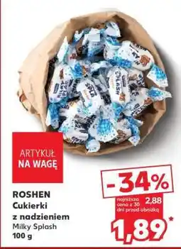 Kaufland ROSHEN Cukierki z nadzieniem Milky Splash 100 g oferta