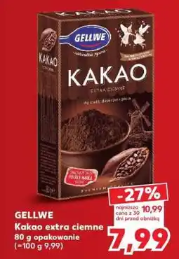 Kaufland GELLWE Kakao extra ciemne oferta