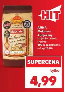 Kaufland ANNA Makaron 4-jajeczny oferta