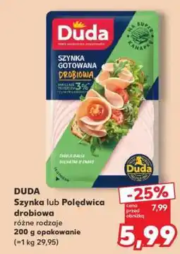Kaufland DUDA Szynka lub Polędwica drobiowa oferta