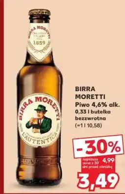 Kaufland BIRRA MORETTI oferta
