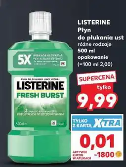 Kaufland LISTERINE Płyn do płukania ust oferta