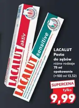 Kaufland Lacalut pasta do zębów oferta