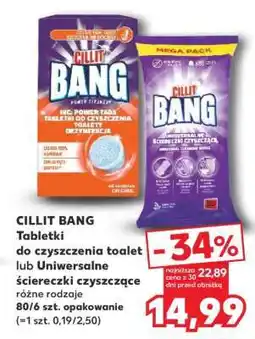 Kaufland CILLIT BANG Tabletki do czyszczenia toalet lub Uniwersalne ściereczki czyszczące oferta