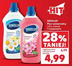 Kaufland SIDOLUX Płyn uniwersalny różne rodzaje 1l opakowanie oferta