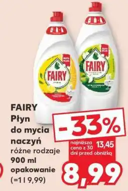 Kaufland Fairy płyn do mycia naczyń oferta