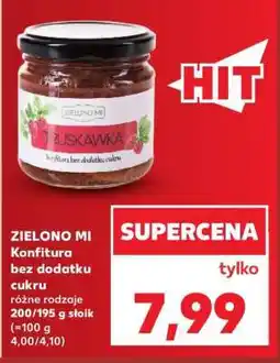 Kaufland ZIELONO MI Konfitura bez dodatku cukru oferta