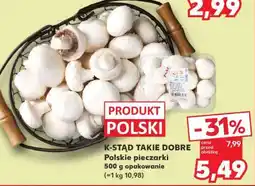 Kaufland K-STĄD TAKIE DOBRE Polskie pieczarki oferta