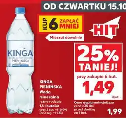Kaufland KINGA PIENIŃSKA Woda mineralna oferta